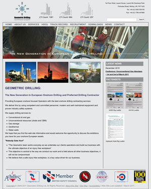 Geometric Drilling Web Site 2011